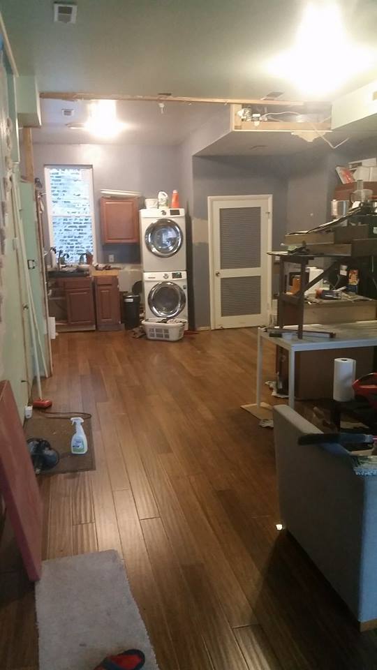 Upper Unit Main Level in Progress