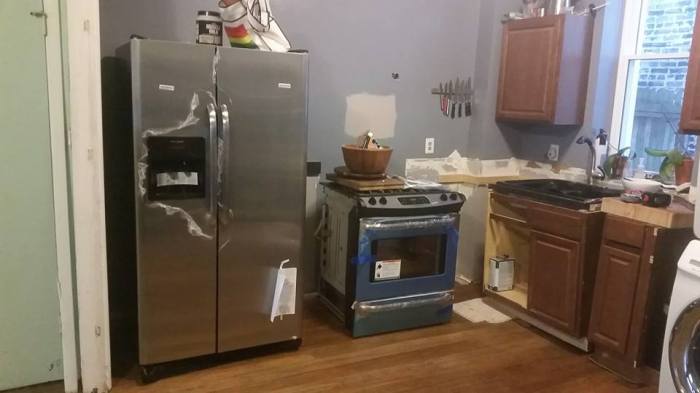 Upper level Kitchen in progress