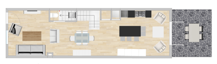 Level 1 Addition with seating area