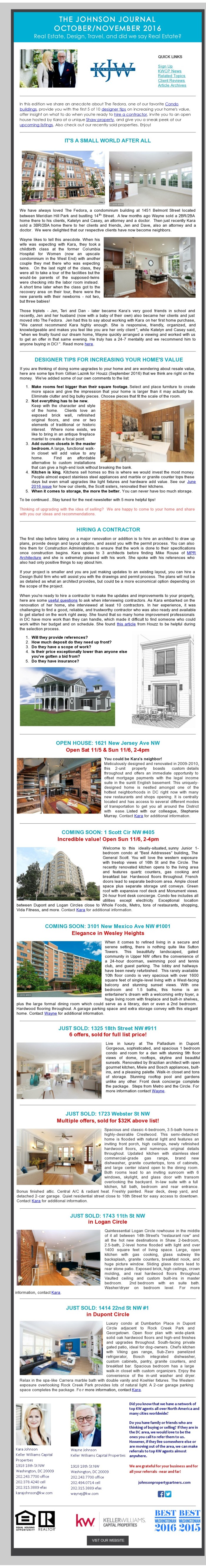 OctNov 2016 Newsletter