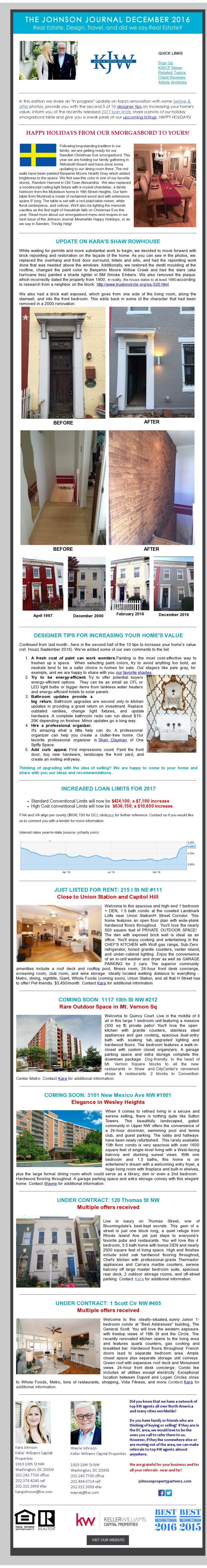 December 2016 Newsletter