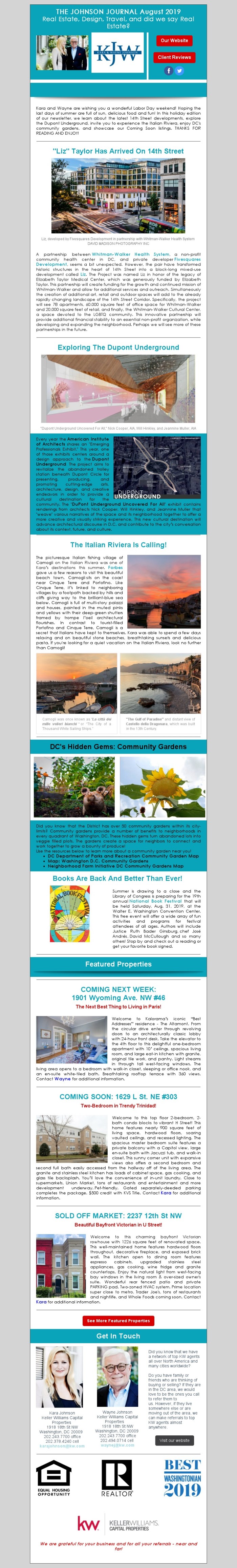 August 2019 Newsletter