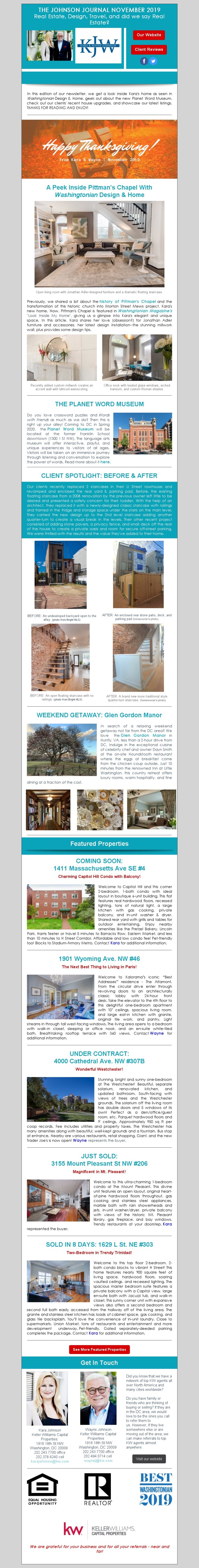 November 2019 Newsletter